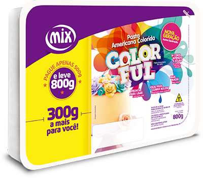 Pasta Americana Colorida Color Ful