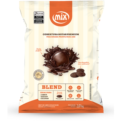 Cobertura Mix em Gotas - 2,01kg, Chocolate Blend