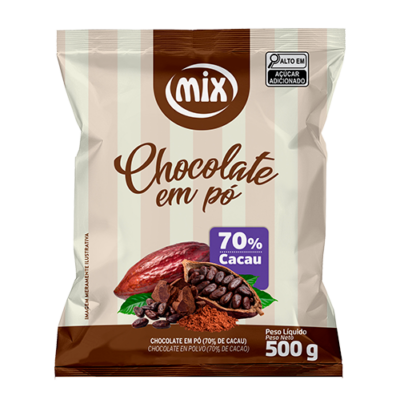 Chocolate en Polvo Mix 70% Cacao