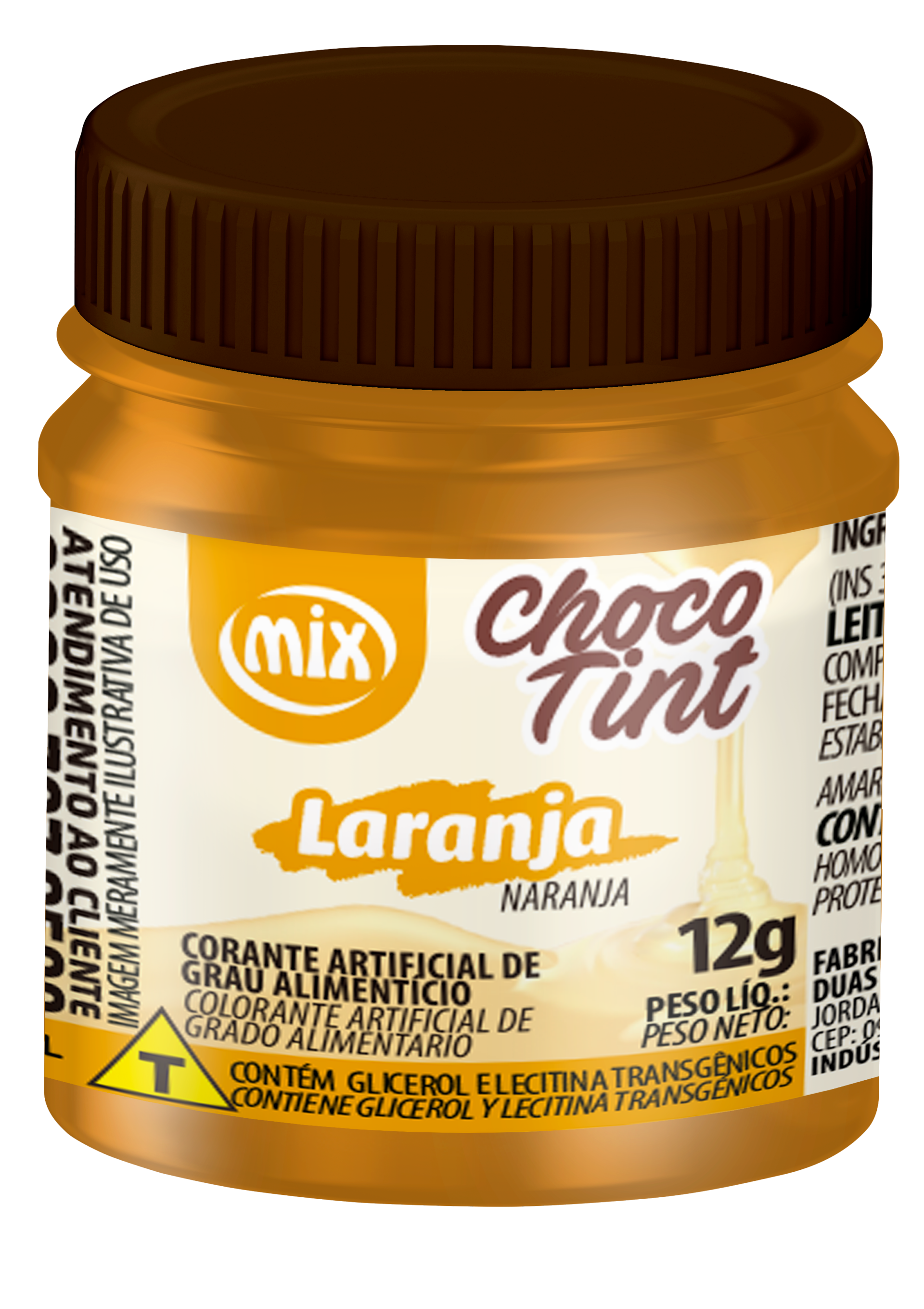 Choco Tint - Corante para Chocolate - Laranja, 12g
