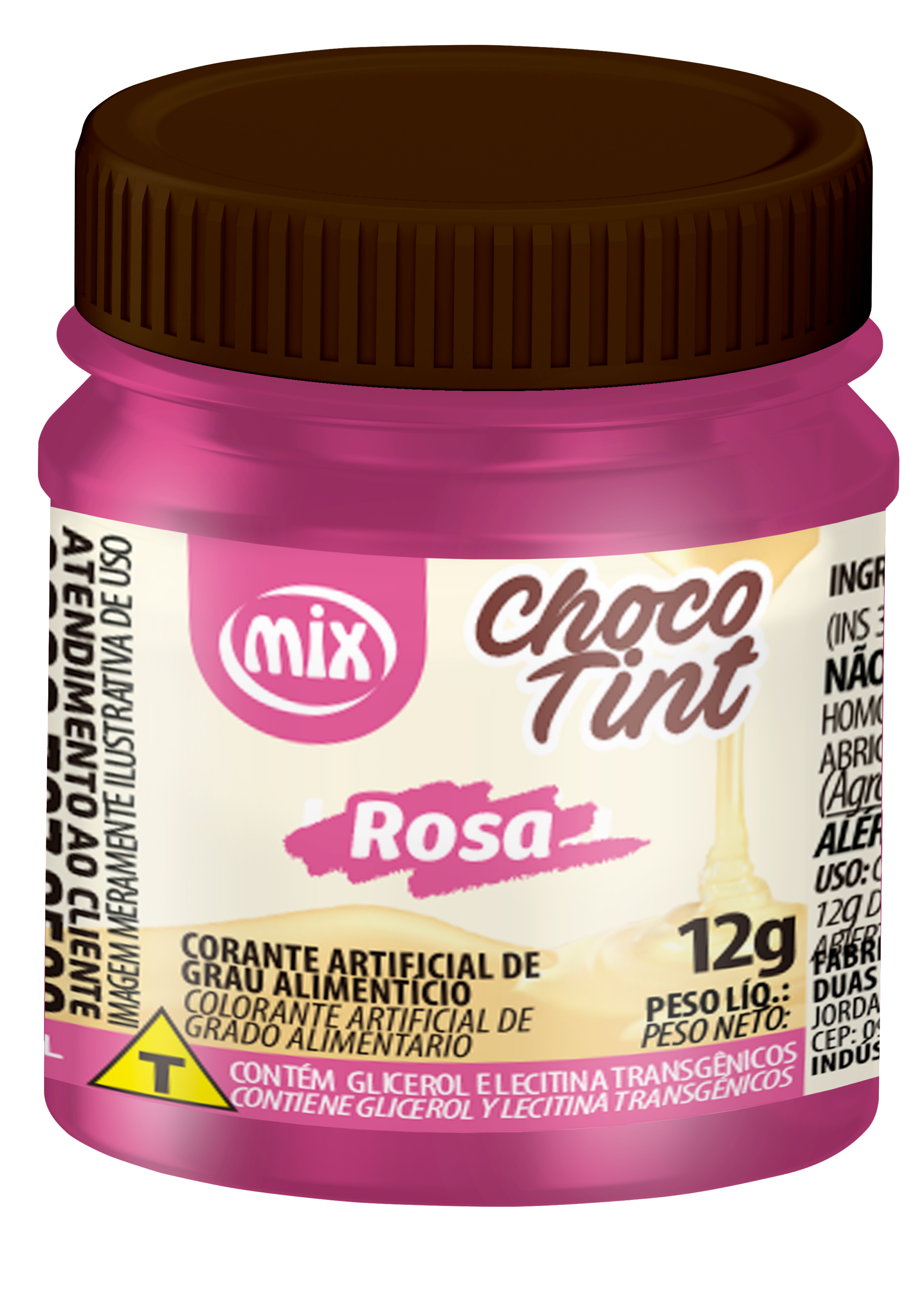 Choco Tint - Corante para Chocolate - Rosa, 12g