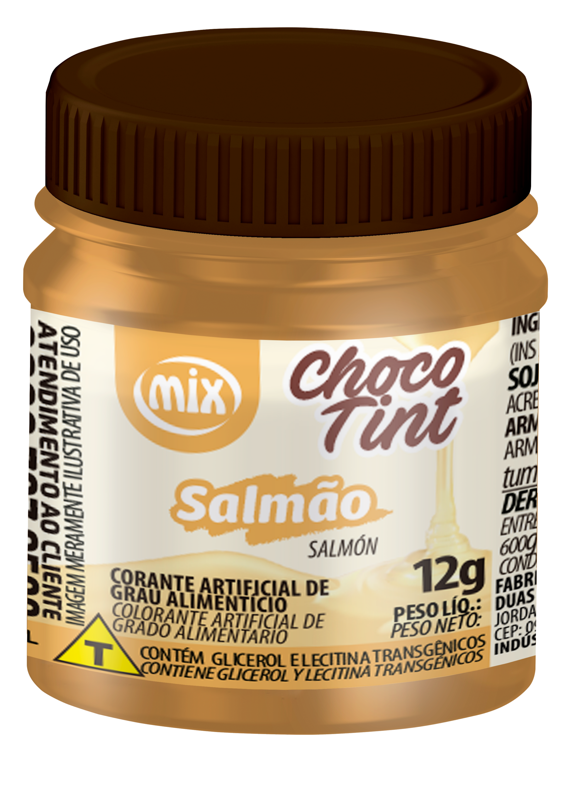Choco Tint - Corante para Chocolate - Salmão, 12g