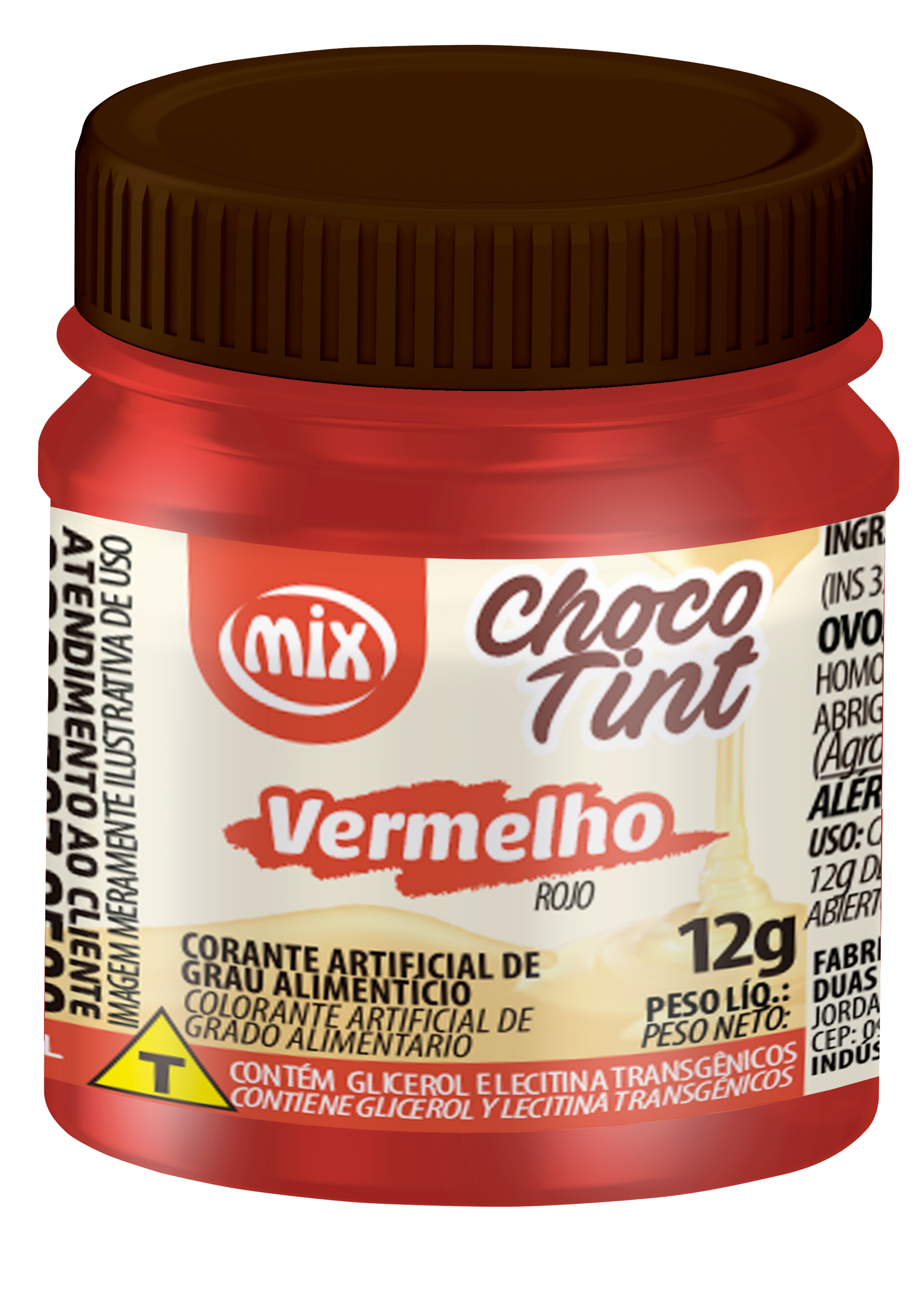 Choco Tint - Corante para Chocolate - Vermelho, 12g