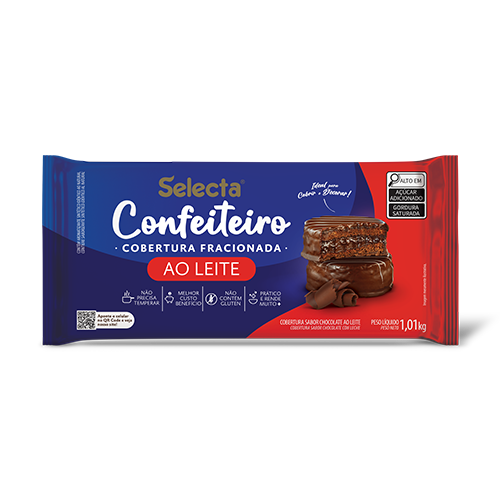 Cobertura Confeiteiro em Barra - Chocolate ao Leite, 1,01kg